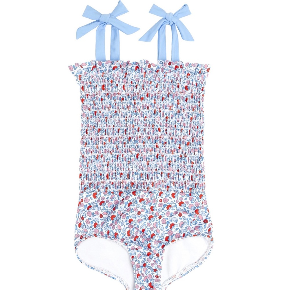 Minnow “Americana” Liberty of London floral print one piece swimsuit